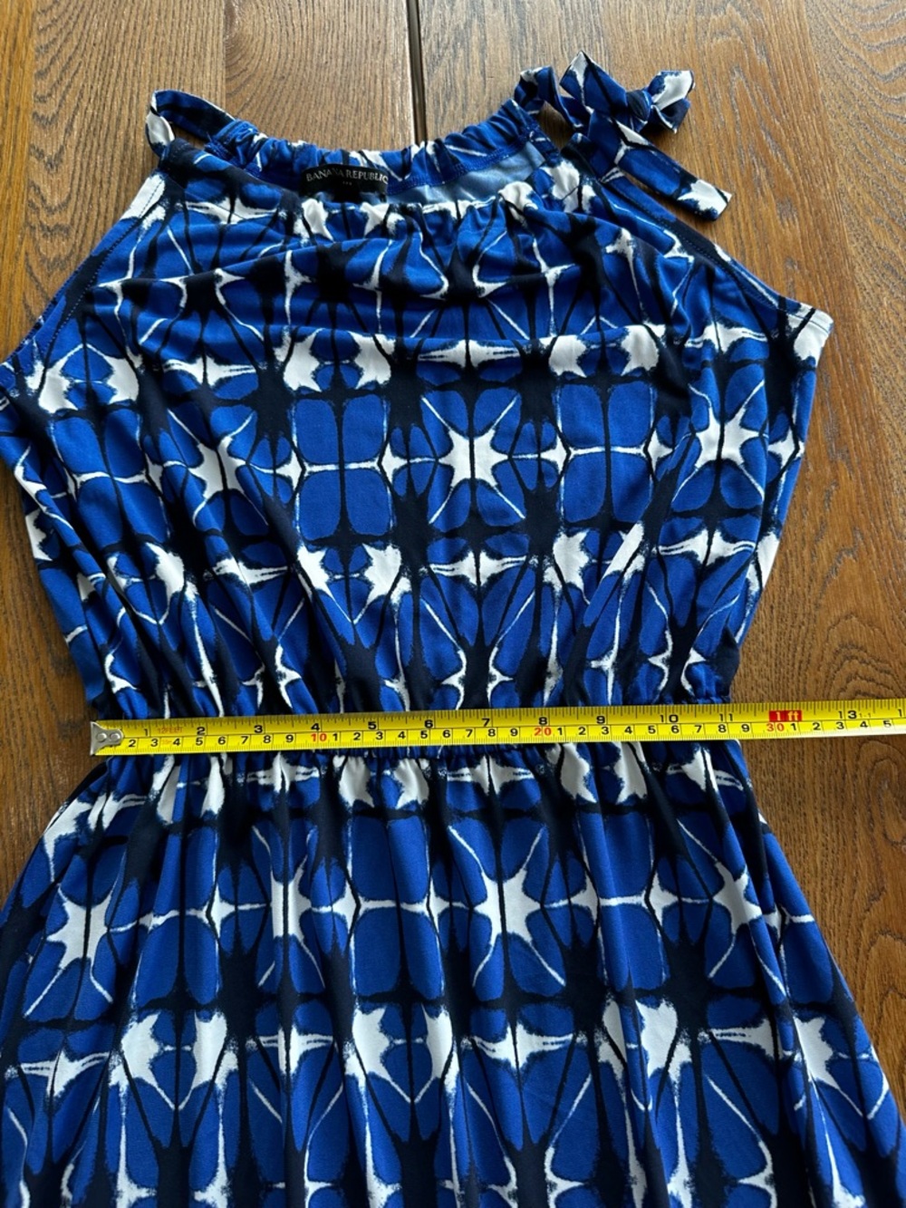 Banana Republic Blue Light Casual Summer Beach Travel Dress Women’s Size XS - Picture 8 of 9